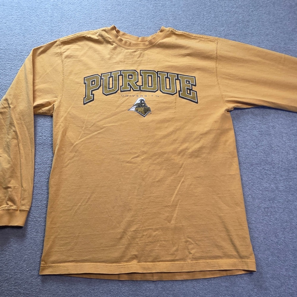 Purdue Boilermakers JanSport University Long Sleeve T-Shirt Mens Medium Gold‎